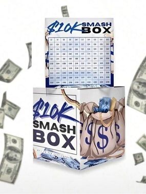 $10K Smash Box Acrylic Savings Challenge | Money Goal Box | Discipline Tracker
